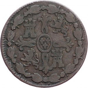 Espagne, 8 Maravedis 1821