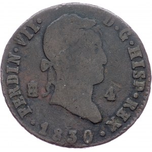 Spain, 4 Maravedis 1830