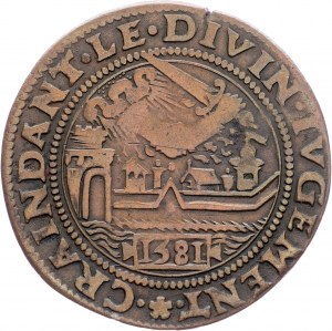 Hiszpańskie Niderlandy, Jeton 1581