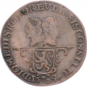 Hiszpańskie Niderlandy, Jeton 1584