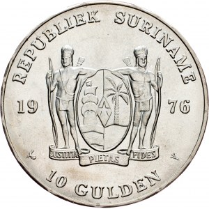 Surinam, 10 Gulden 1976, Utrecht