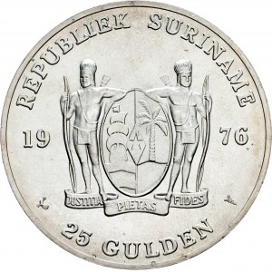 Surinam, 25 Gulden 1976, Utrecht