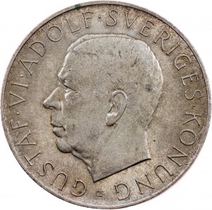 Gustaf VI. Adolf, 5 couronnes ND (1952)
