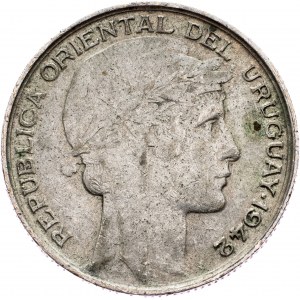 Uruguay, 20 centesimi 1942