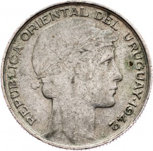 Uruguay, 20 centesimi 1942