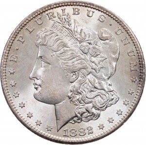 Federální republika, Morganův dolar 1882, S