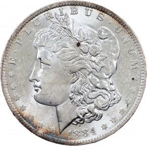 République fédérale, Dollar Morgan 1884, O
