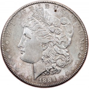 Federal republic, Morgan Dollar 1884, Philadelphia