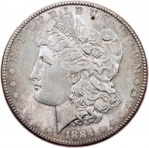 Federálna republika, Morgan Dollar 1884, Philadelphia