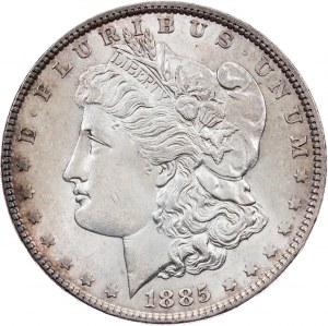 Federální republika, Morganův dolar 1885, Philadelphia