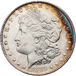 Federal republic, Morgan Dollar 1885, Philadelphia