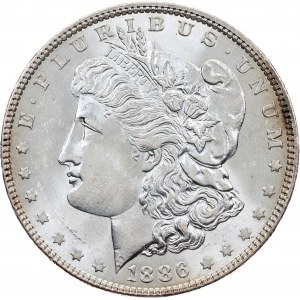 Republika federalna, dolar Morgana 1886, Filadelfia