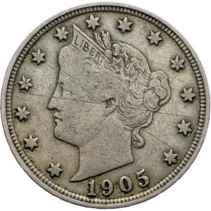 Federálna republika, 5 centov 1905