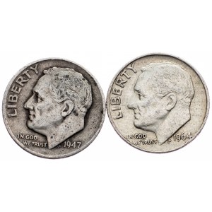 République fédérale, 10 centimes 1947, 1964