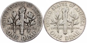 Federálna republika, 10 centov 1947, 1964