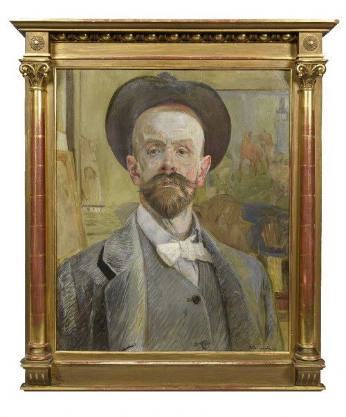 Jacek MALCZEWSKI (1854-1929), Autoportret w kapeluszu, 1914
