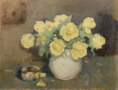 Alfons KARPIŃSKI (1875-1961), Róże, 1937