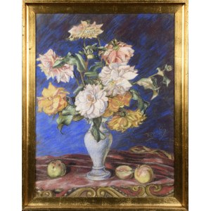 Neurčený maliar, 20. storočie, Kvety vo váze