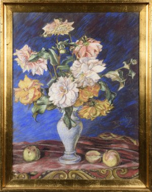 Peintre non spécifié, 20è siècle, Fleurs dans un vase