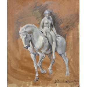 Wojciech KOSSAK (1856-1942), Lady Godiva - studie blíže neurčené sochy, 1930