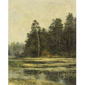 Neurčený maliar, 20. storočie, Rybník