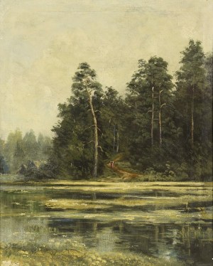 Painter unspecified, 20th century, Pond