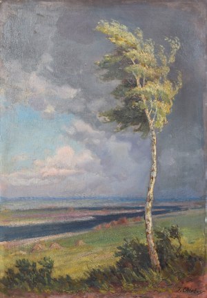 Józef CHLEBUS (1893-1945), Paesaggio con betulla