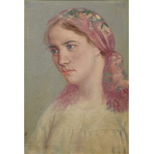 Antoni GAWIŃSKI (1876-1954), Girl in a shawl