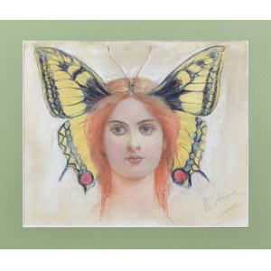 Michał ICHNOWSKI (1857-1915), Femme papillon