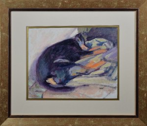 Wojciech WEISS (1875-1950), Nero - il cane dell'artista, 1914 ca.