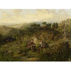 Joseph JANAUSCH, 2e moitié du 19e siècle, Hunters' Rest