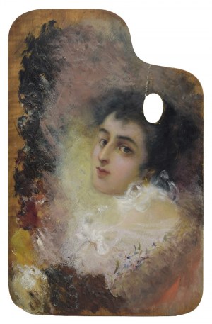 Wacław KONIUSZKO (1854-1900), Ritratto di donna