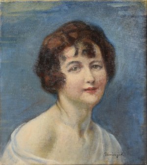 Józef UNIERZYSKI (1863-1948), Ritratto di donna