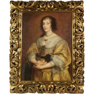 Malíř neurčen, 18. století, Portrét Charlotty de la Trémoille (hraběnky z Derby)