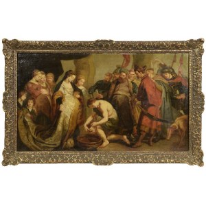 Malíř neurčen 17./18. století, Představení hlavy Kýra královně Tomyris