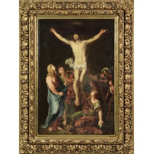 Pittore non specificato, XIX secolo, Crocifissione