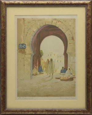 Aleksander LASZENKO (1883-1944), Brama w Sidi Bel Abbas, 1932