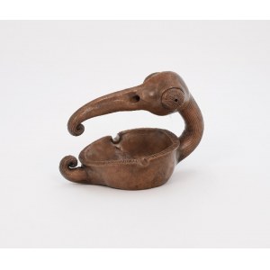 Stanislaw WOJCIESZYÑSKI-WOSTAN (1915-1989), Ashtray with zoomorphic motif - a fantastic bird