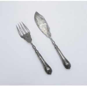 BERNDORFER METALLWARENFABRIK - Arthur KRUPP, Table centerpiece fish spatula and fork