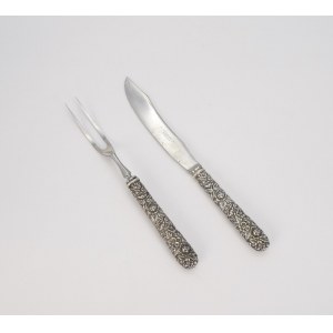 Samuel KIRK &amp; SON Company, Knife and fork for cutting cold meats and meat