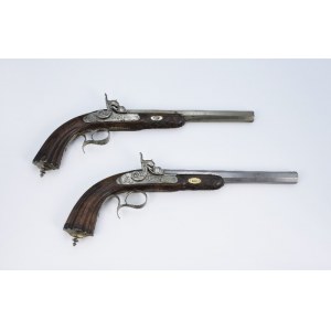 A pair of cap pistols, duel pistols