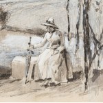 Wladyslaw Wankie (1860 - 1925), La signora a passeggio