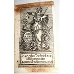 ZEBRZYDOWSKI- HEROICAE POLONORUM VIRTUTES wyd. 1688