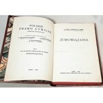 DE BERIER - ZOBOWIĄZANIA wyd.1938r. Skóra
