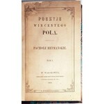 POL- PACHOLE HETMAŃSKIE. T. 1-2 (komplet w 1 wol.) wyd. 1862 il. Kossak