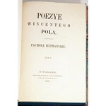 POL- PACHOLE HETMAŃSKIE. T. 1-2 (komplet w 1 wol.) wyd. 1862 il. Kossak