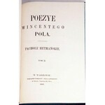 POL- PACHOLE HETMAŃSKIE. T. 1-2 (komplet w 1 wol.) wyd. 1862 il. Kossak