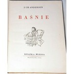 ANDERSEN - BAŚNIE ilustracje SZANCER wyd. 1951r.