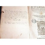 HOZJUSZ - D.STANISLAI HOSII ... OPERA OMNIA, QUORUM CATALOGUM OCTAVA PAGELLA REPERIES wyd. 1571 oprawa krakowska radełkowana