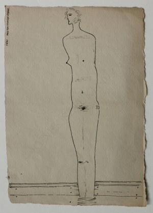 Jerzy Nowosielski, Female Nude